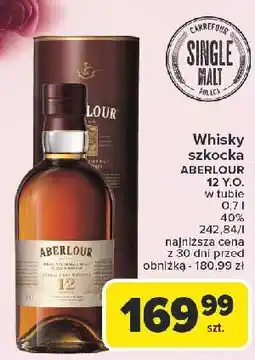 Carrefour Whisky tuba Aberlour 12 Yo oferta