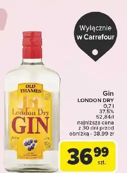 Carrefour Gin Old Thames oferta