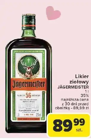 Carrefour Likier Jagermeister oferta