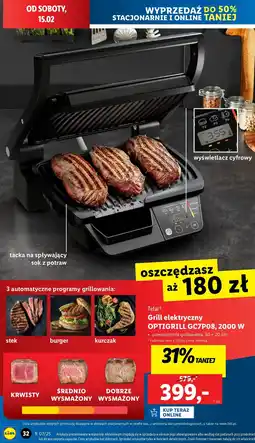 Lidl Grill gc7p08 Tefal oferta