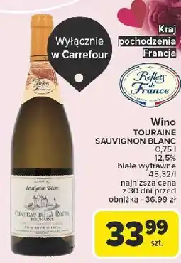 Carrefour Wino Touraine Domaine Ricard Le Bouc Sauvignon Blanc 2015 oferta