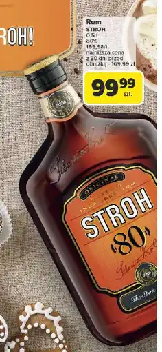 Carrefour Rum Stroh 80 oferta