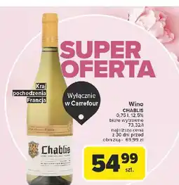 Carrefour Wino Chablis Moreau oferta