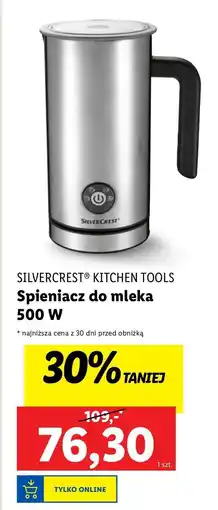 Lidl Spieniacz do mleka 500 w Silvercrest oferta