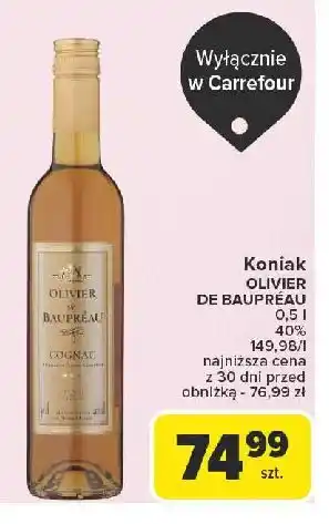 Carrefour Koniak Olivier De Baupreau Cognac oferta