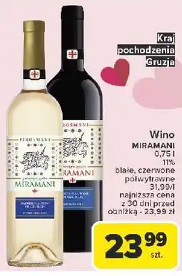 Carrefour Wino Miramani Pirosmani oferta