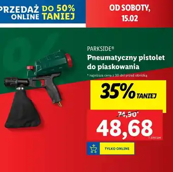 Lidl Pistolet pneumatyczny do piaskowania Parkside oferta