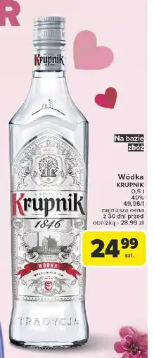 Carrefour Wódka Krupnik 1846 oferta