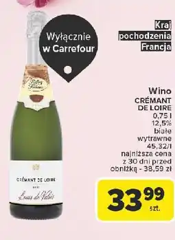 Carrefour Wino Cremant De Loire Gratien & Meyer Brut oferta