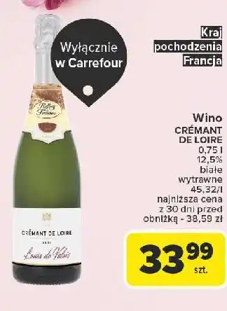 Carrefour Wino Cremant De Loire Gratien & Meyer Brut oferta