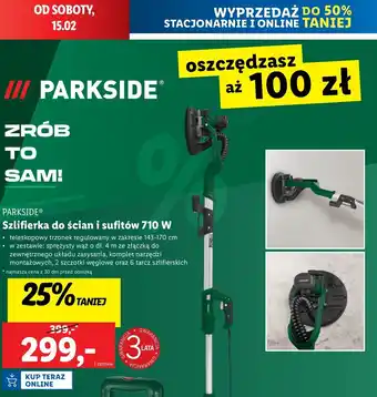 Lidl Szlifierka do ścian 710 w Parkside oferta