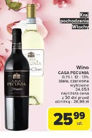 Carrefour Wino wytrawne Casa Pecunia Orvieto Classico oferta