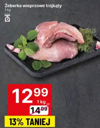 Delikatesy Centrum Żeberka wieprzowe trójkąty oferta