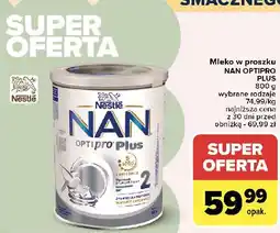 Carrefour Mleko 2 Nestle Nan Optipro Plus oferta