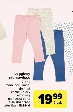 Carrefour Legginsy niemowlęce oferta