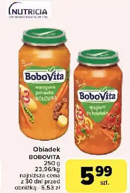 Carrefour Spaghetti po bolońsku Bobovita oferta