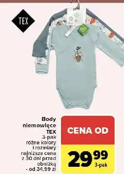 Carrefour Body niemowlęce Tex oferta