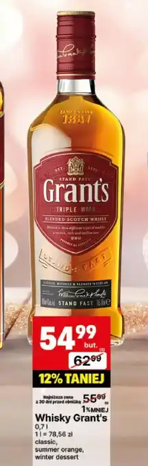 Delikatesy Centrum Whisky Grant's oferta