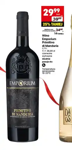 Delikatesy Centrum Wino Emporium Primitivo di Manduria oferta