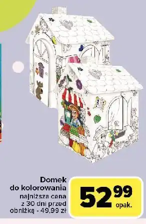 Carrefour Domek do kolorowania oferta