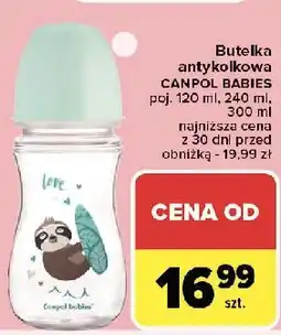 Carrefour Butelka antykolkowa 300 ml Canpol Babies oferta