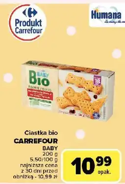 Carrefour Ciastka z czekoladą Carrefour Baby oferta