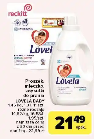 Carrefour Kapsułki do prania bieli i kolorów Lovela Baby oferta