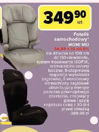 Carrefour Fotelik samochodowy mei Momi oferta