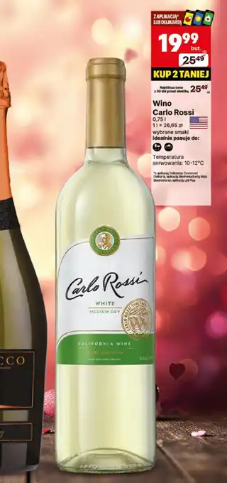 Delikatesy Centrum Wino Carlo Rossi oferta