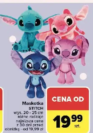 Carrefour Maskotka stich 25 cm oferta