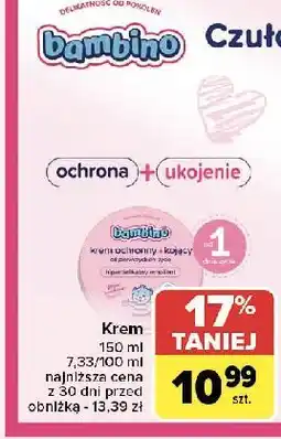 Carrefour Krem ochronny + kojący Bambino oferta