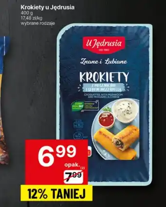 Delikatesy Centrum Krokiety u Jędrusia oferta