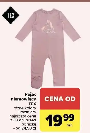 Carrefour Pajac niemowlęcy Tex oferta