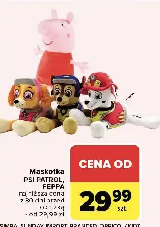 Carrefour Maskotka świnka peppa oferta