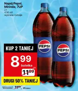 Delikatesy Centrum Napój Pepsi, Mirinda, 7UP oferta