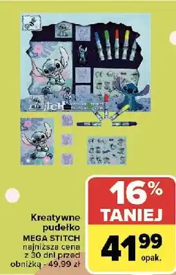 Carrefour Pudełko stitch Mega Creative oferta