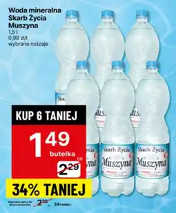 Delikatesy Centrum Woda mineralna Skarb Życia Muszyna oferta