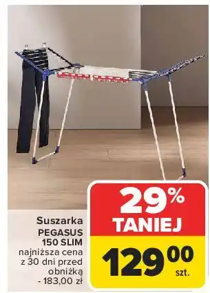 Carrefour Suszarka pegasus 150 slim Leifheit oferta