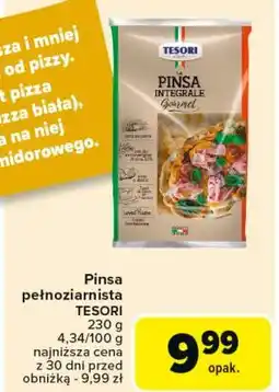 Carrefour Pinsa pełnoziarnista Tesori D'italia oferta