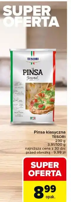 Carrefour Pinsa pełnoziarnista Tesori D'italia oferta