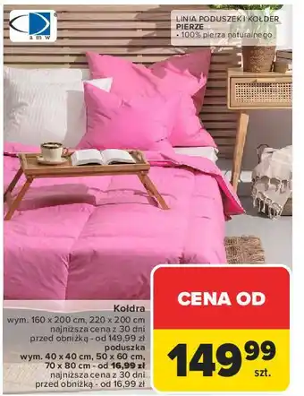 Carrefour Poduszka 70 x 80 cm Amw oferta