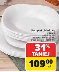 Carrefour Komplet obiadowy parma oferta