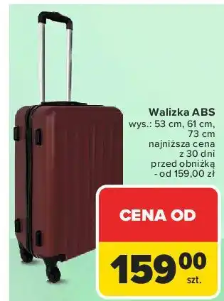 Carrefour Walizka abs 73 cm oferta