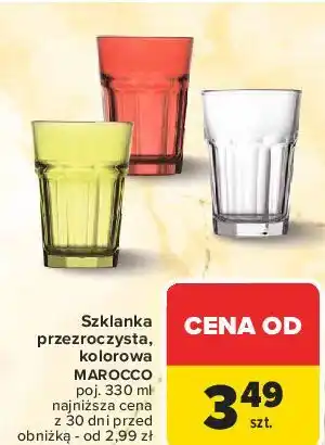 Carrefour Szklanka marocco 330 ml oferta