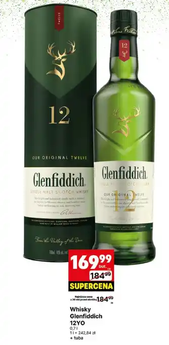 Delikatesy Centrum Whisky Glenfiddich 12 YO oferta