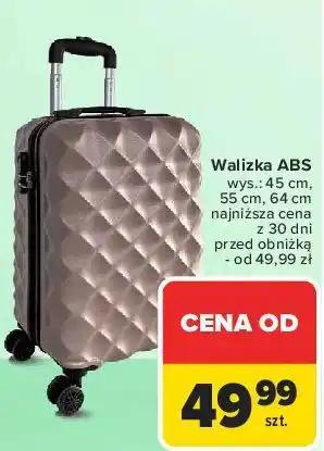 Carrefour Walizka abs 45 cm oferta