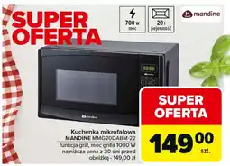 Carrefour Kuchenka mikrofalowa mmg20dabm-22 Mandine oferta