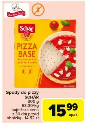 Carrefour Spody do pizzy bezglutenowe Schar oferta