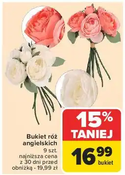 Carrefour Bukiet róż angielskich oferta