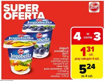 Carrefour Jogurt jagoda Zott Jogobella oferta